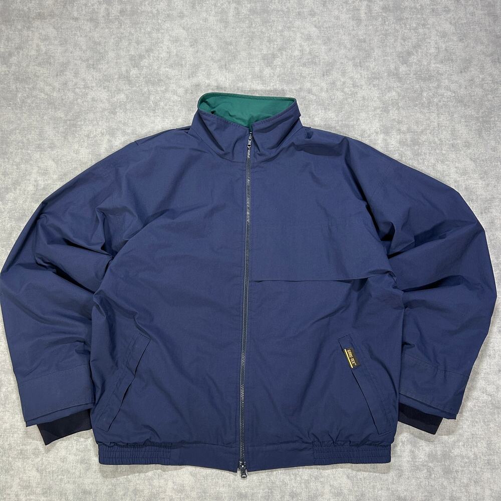 Vintage Zero Restriction Tour-Lite GoreTex Jacket Mens XXL Golf Waterproof Navy